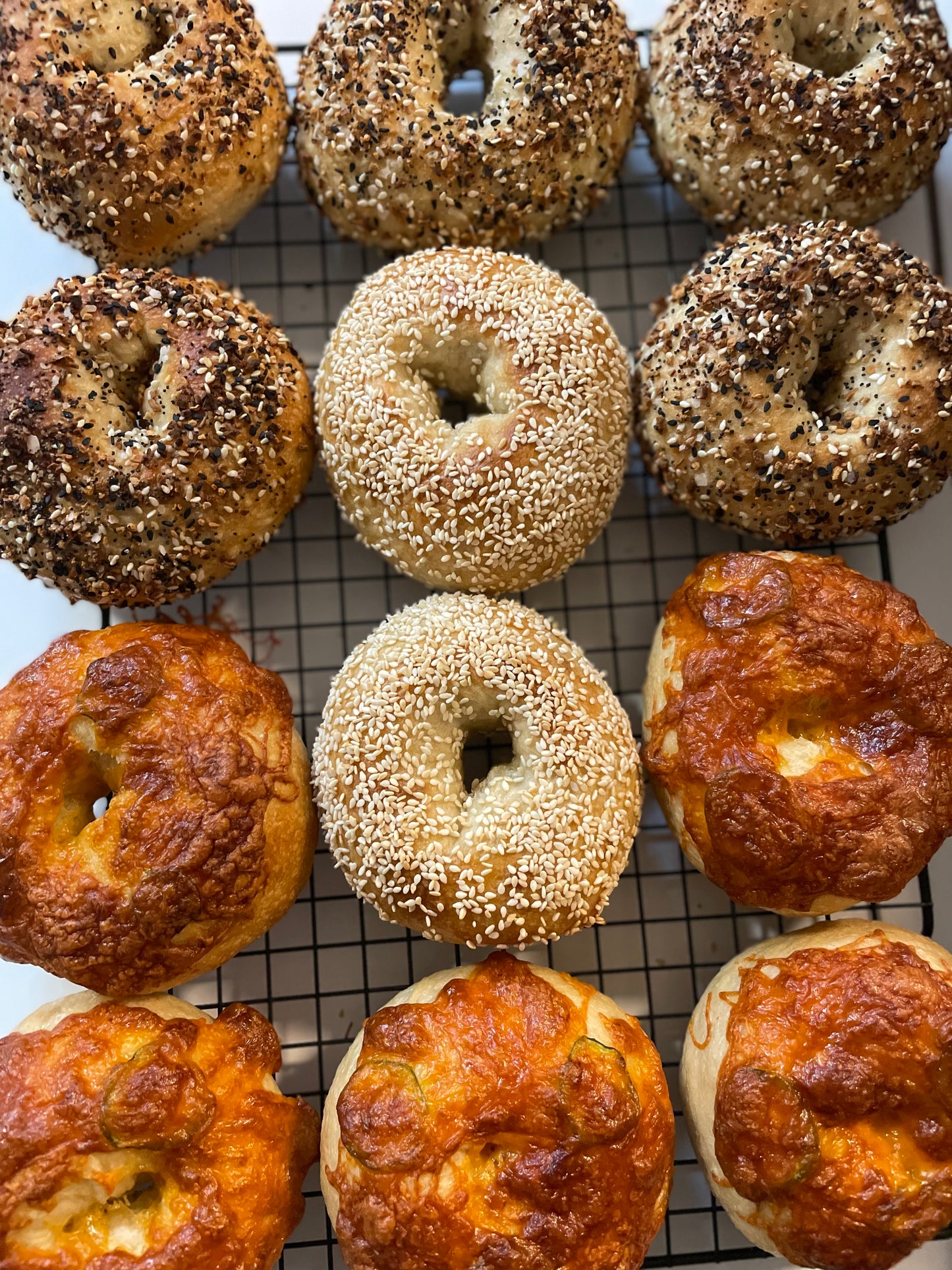 Sourdough Bagels