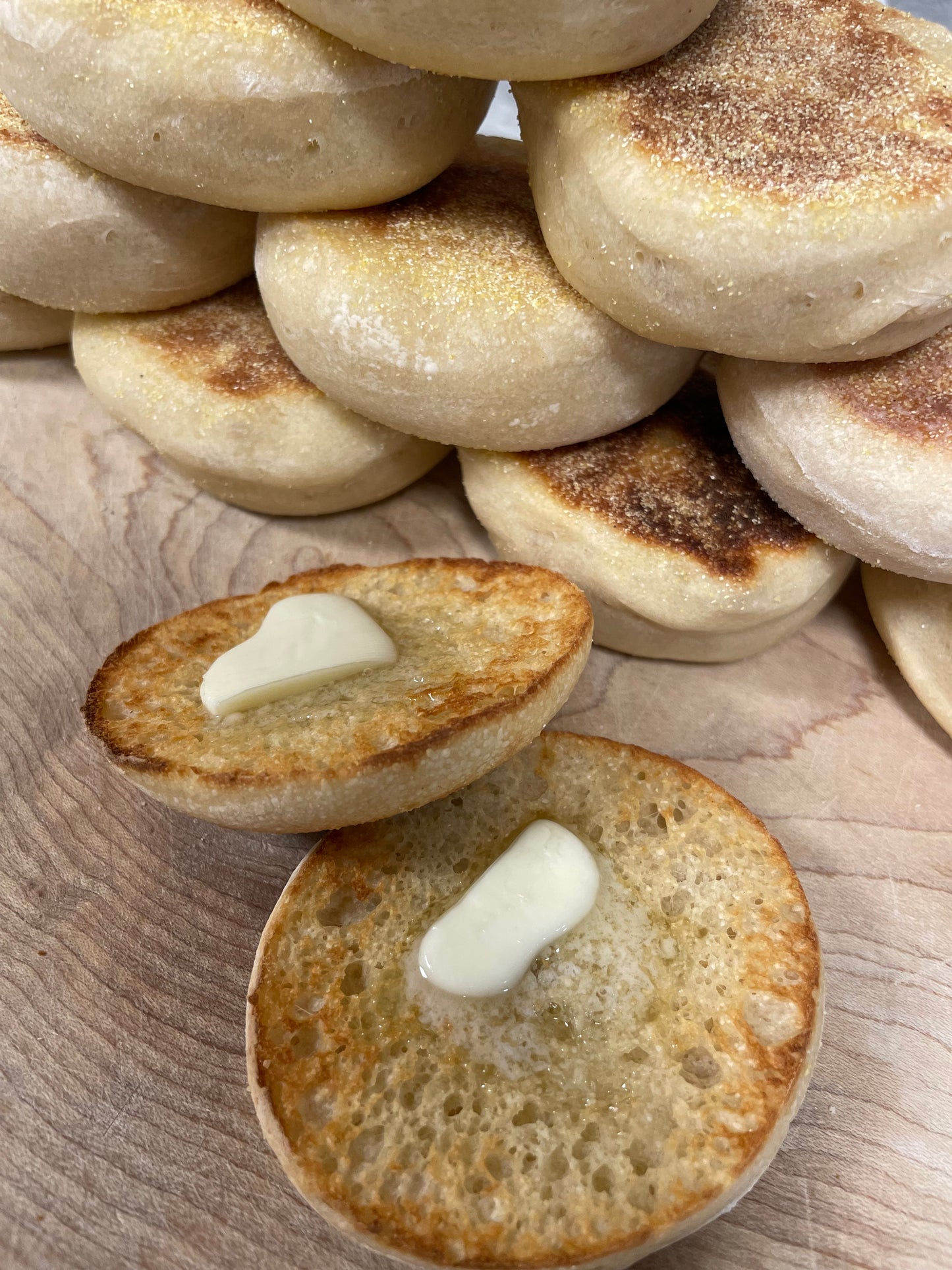 Sourdough English Muffins